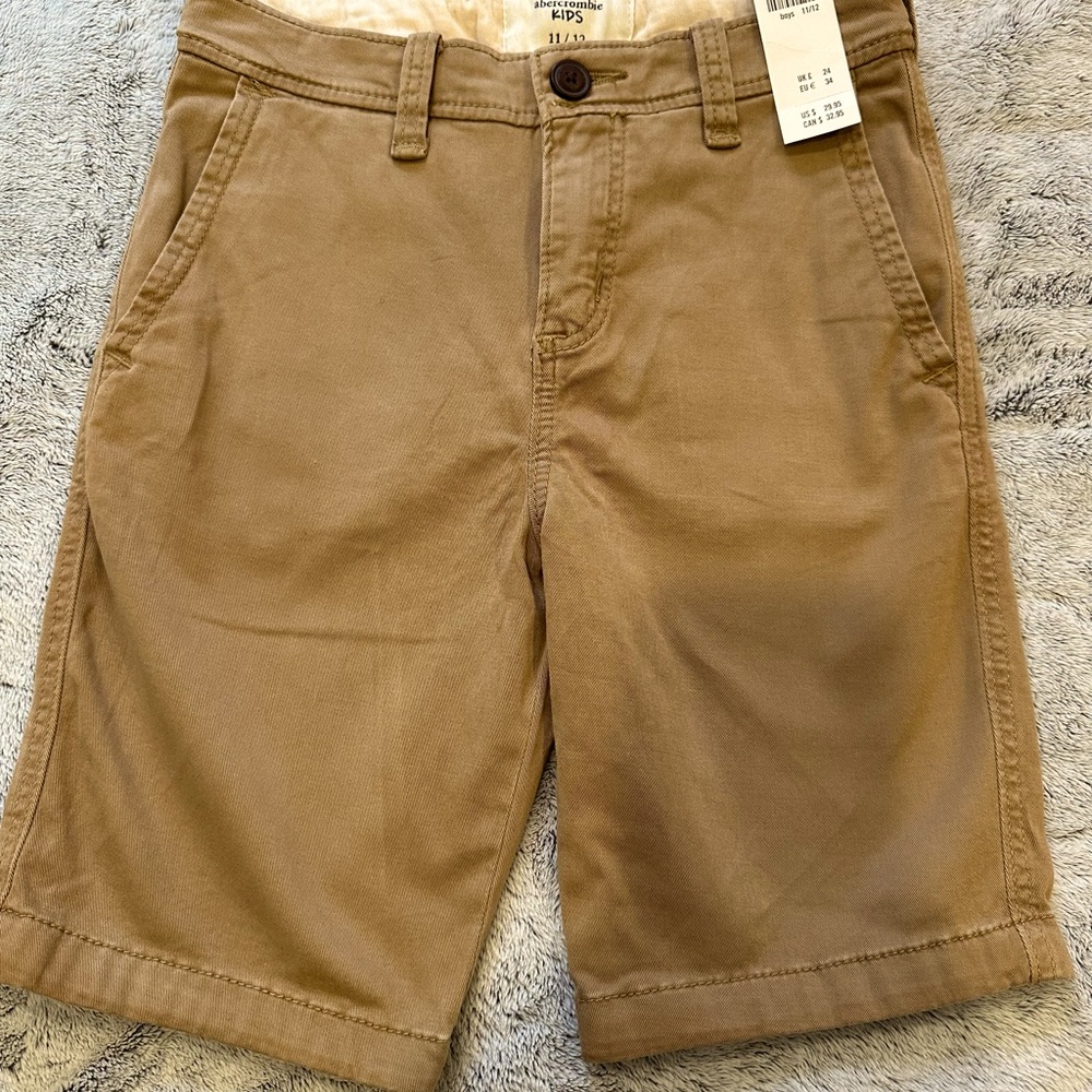 Abercrombie Kids Boys Khaki shorts w/ tags